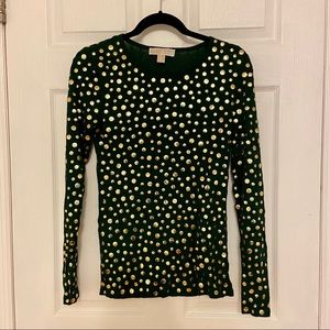 Micheal by Micheal Kors Hunter Green Shirt